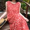 Vest nightdress women's summer cotton and silk pajamas long high-end loungewear can be worn outside holiday dress artificial cotton thin