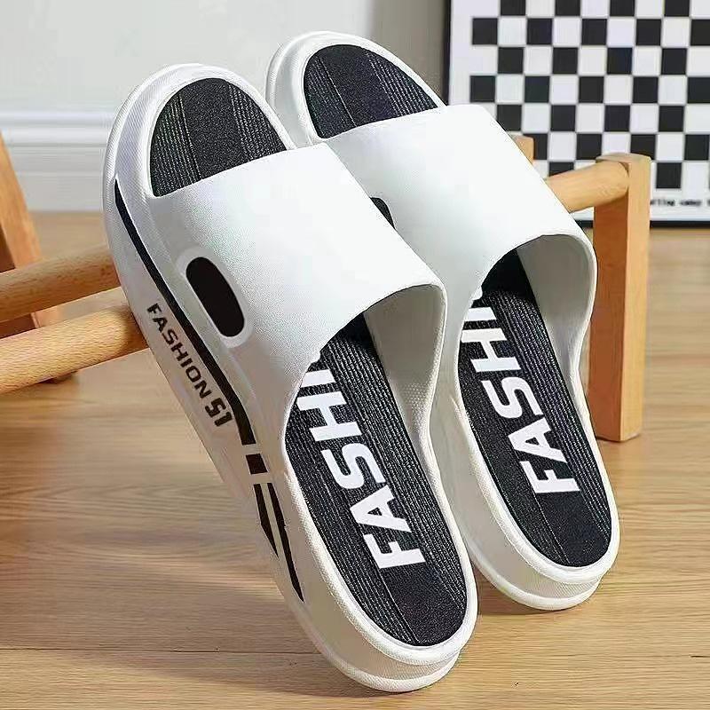 Женские черные универсальные сандалии на плоской подошве с толстой подошвой - Модные, удобные и мягкие шлепанцы