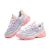 Skechers D'LITES 1.0 Женские Розовые Низкие Папины Кроссовки Модные Спортивные 149894-MULT