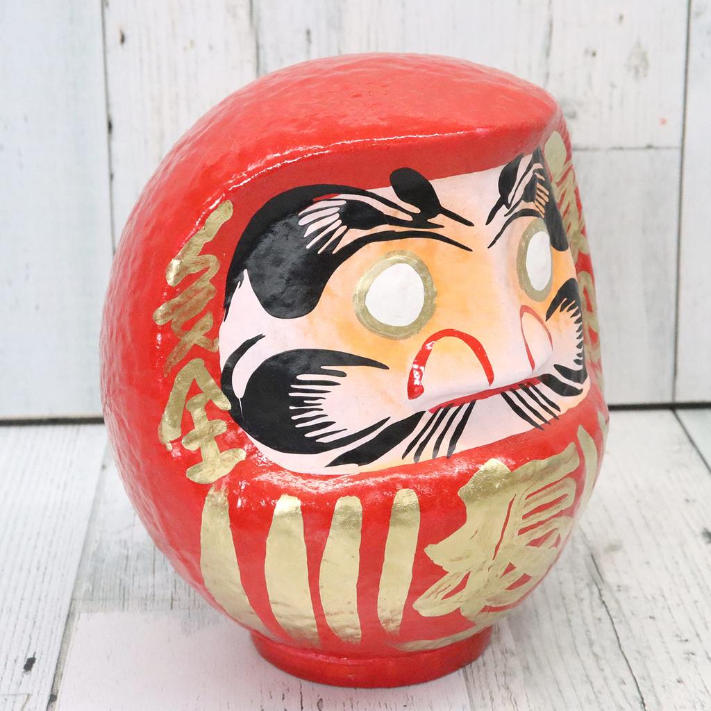 Castle Enterprise Сделано в Японии Папье-маше Такасаки Дарума 5 Длина №. (Всего 17 см)