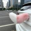 Автомобильный Меховой Хвост С Пультом Управления Машущий Мягкий Милый Украшение Универсальное Крепление На Багажник Автомобиля Внешнее Украшение