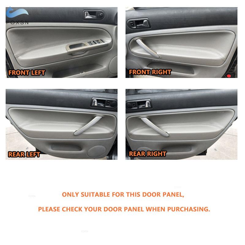 Suede Leather Car Accessories Door Panel Armrest Cover Trim For VW Passat B5 1998 1999 2000 2001 2002 2003 2004