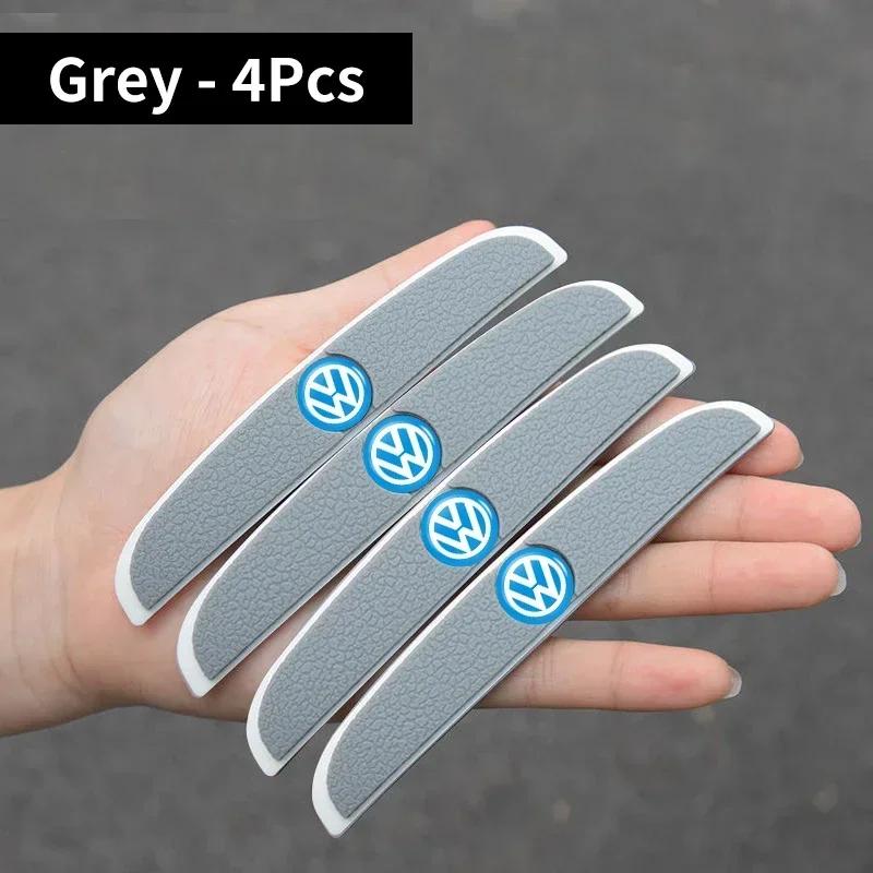4PCS Car Door Edge Protector Guards Sticker Strip For Volkswagen VW Scirocco Jetta Beetle Golf Passat Polo Tiguan Sharan Touran