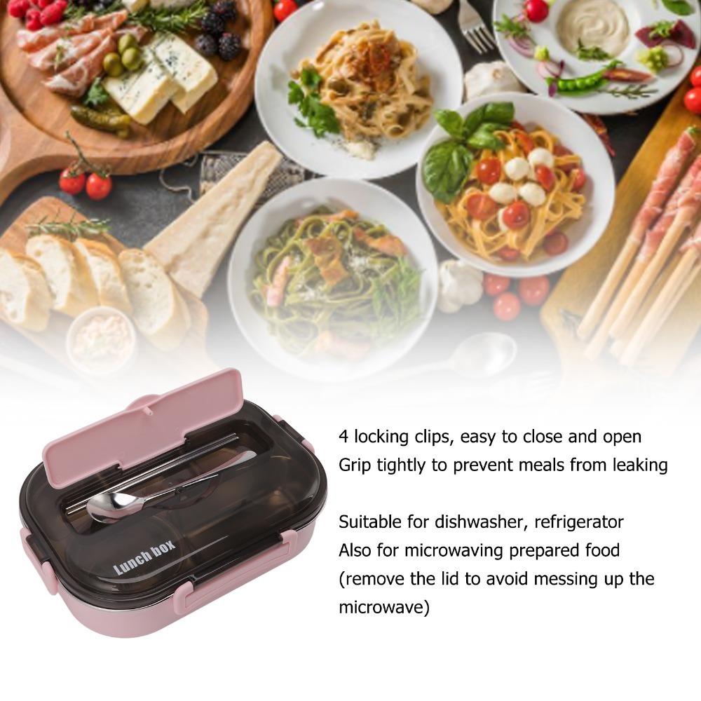 304 Stainless Steel Lunch Storage Container 2000ml Thermal Lunch Box For Travel