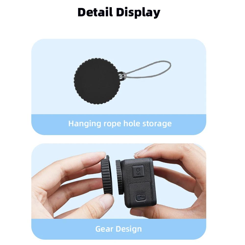Sports Camera Lens Cover for DJI Osmo Action 4 Shockproof Lens Cap Protective Covers for DJI Osmo Action 4/Action 3 Lens Covers
