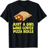 Пицца-ролл Футболка унисекс «Just Girl Who Loves Pizza Rolls»