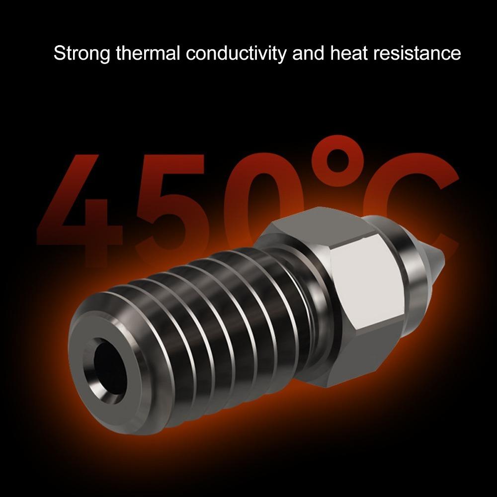 3Pcs 0.4mm Diameter 3D Printer Nozzle for ENDER 3 V3 SE For Precision Printing