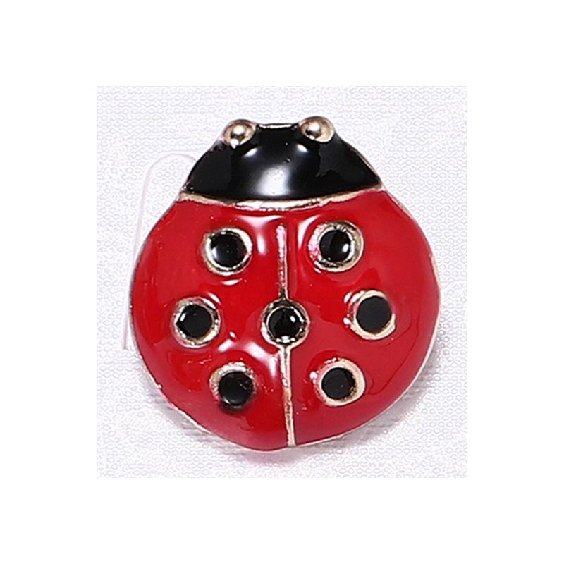 Креативная мультяшная брошь-божья коровка - Универсальная булавка-жук для модных аксессуаров для рубашки