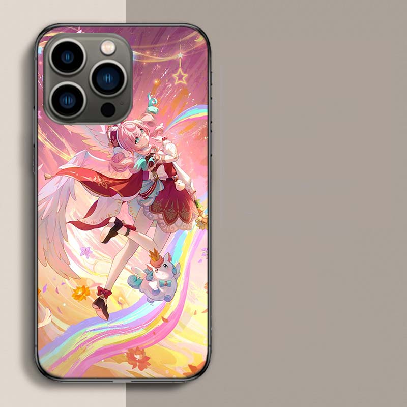 Чехол для телефона Honkai Star Rail Hyacine Для iPhone 17 Air 15 Pro 14 Plus 16 Pro Max 17E 16E 12 13 Mini 11 Чехол Милый Fundas