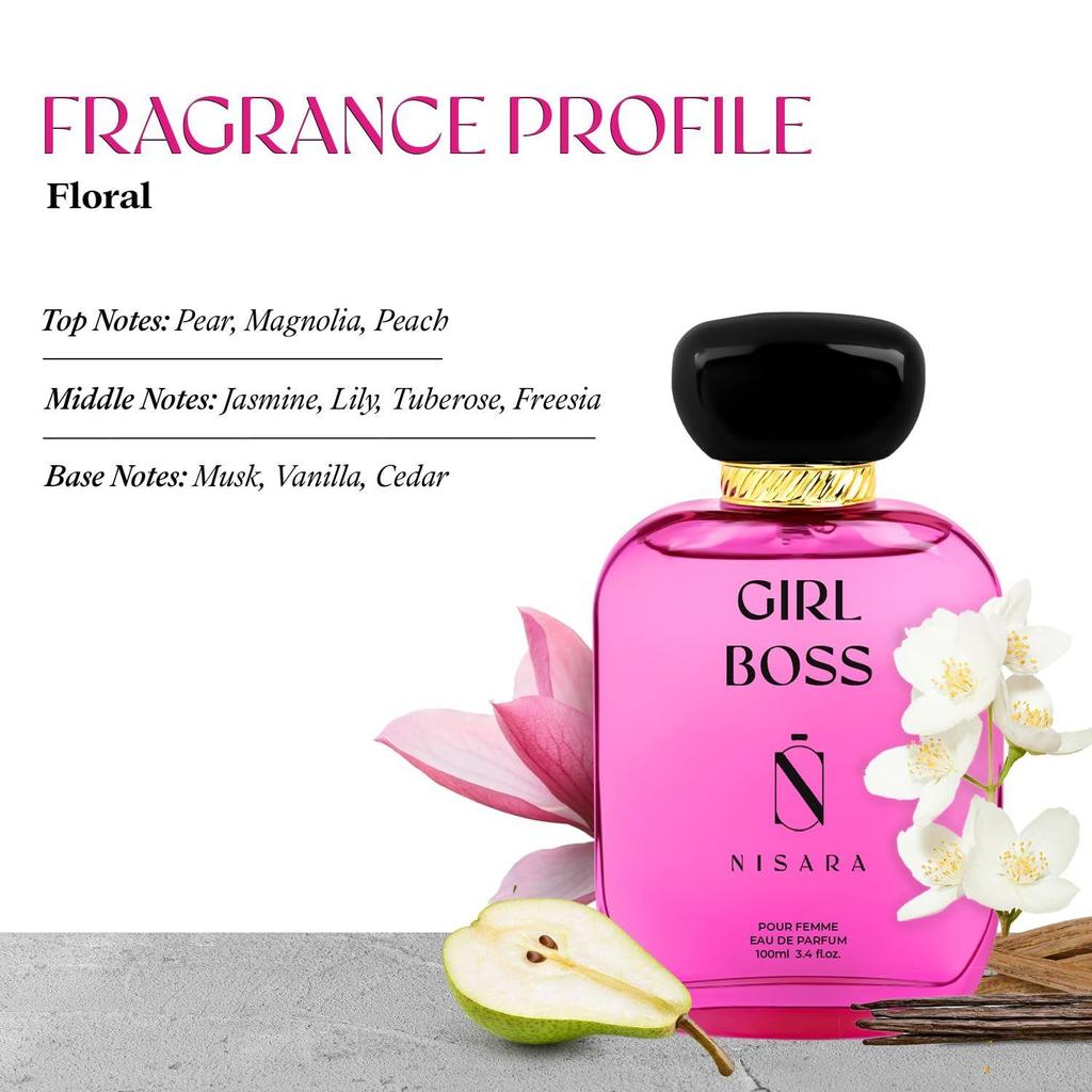 Girl Boss Парфюмированная вода | Духи для женщин | Ароматический спрей EDP | Долгоиграющий