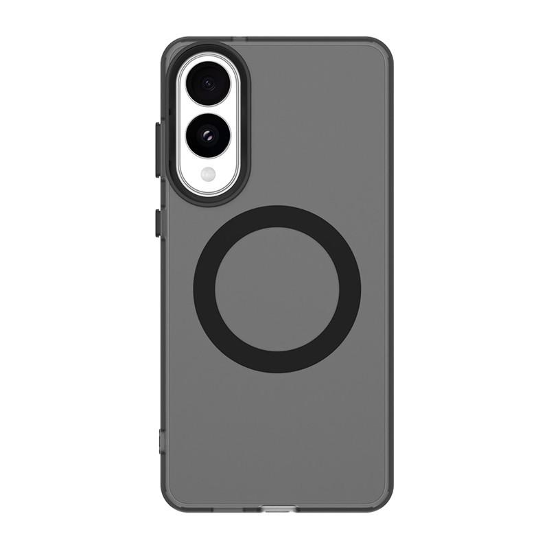 Магнитная беспроводная зарядка для чехла Magsafe для Samsung Galaxy S23 FE S24 Plus S25 Ultra Edge Матовая полупрозрачная крышка