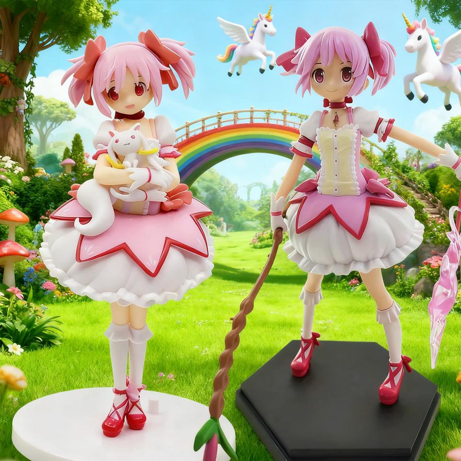 Канамэ Мадока Аниме Фигурка Puella Magi Madoka Magica Модель Персонажа Фигурка Настольное Украшение Игрушка Коллекция Подарок на Рождество