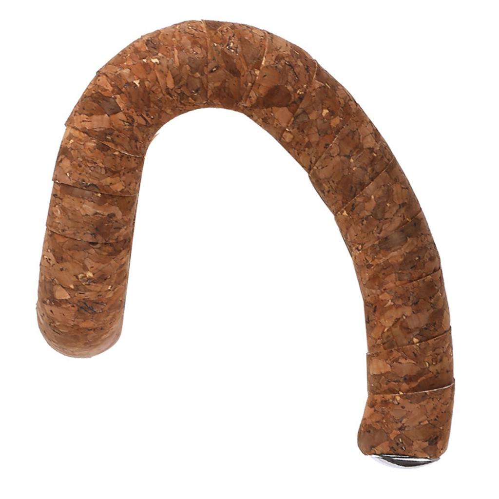 1 Roll Cork Bicycle Handlebar Tape Brown EVA Vintage Shock Absorbent Road Bicycle Handle Bar Wrap Tape for Cycling Deep