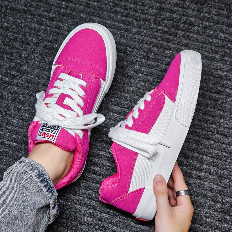 Осенняя обувь унисекс из парусины 2024 года для пар — модные повседневные спортивные уличные кроссовки