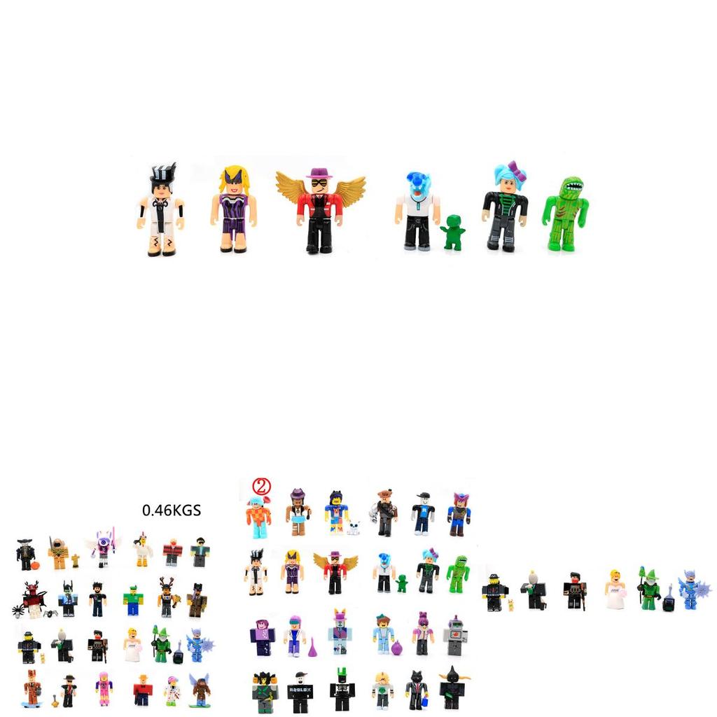 Яркий набор из 24 фигурок персонажей игр Roblox. Идеально подходит в качестве подарка для детей.