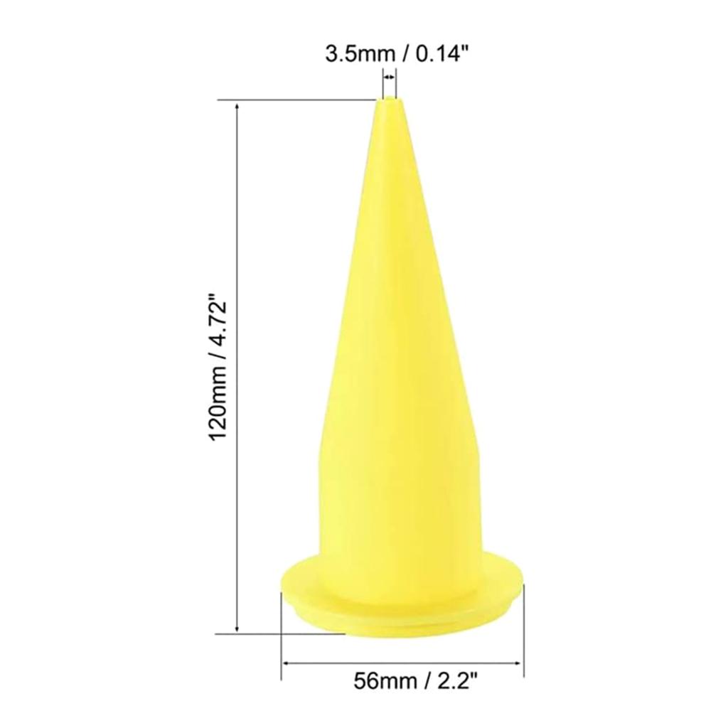 24 шт. Конусная насадка для герметика Пистолеты для герметика Насадки для герметика Аппликатор Пистолеты для герметика Конусные насадки Многоразовые