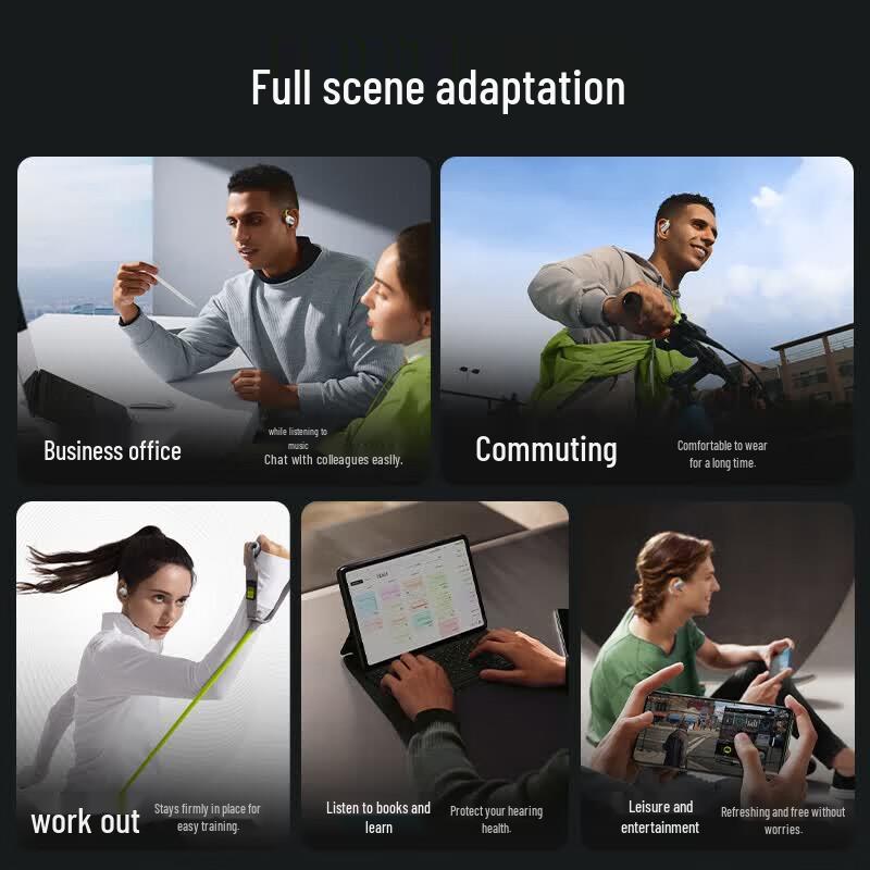Baseus Bluetooth-наушники Eli Sport 1 с открытым акустическим оформлением