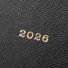 Планер 2026 Расписание Март 2026 Еженедельный Еженедельный Вертикальный Гибкий Плюс Угольно-Черный EDiT Книга, Старт, Блокнот, Полу-A5, Трехчастная Разметка, 26SDR-ETH01-BK