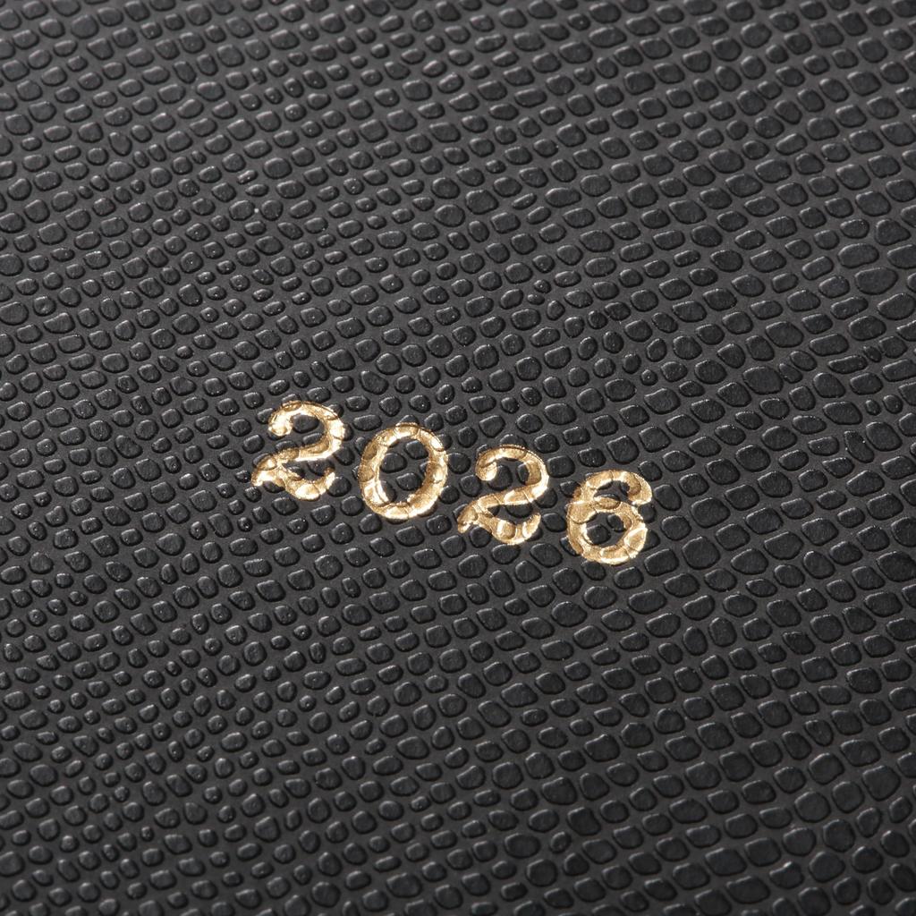 Планер 2026 Расписание Март 2026 Еженедельный Еженедельный Вертикальный Гибкий Плюс Угольно-Черный EDiT Книга, Старт, Блокнот, Полу-A5, Трехчастная Разметка, 26SDR-ETH01-BK