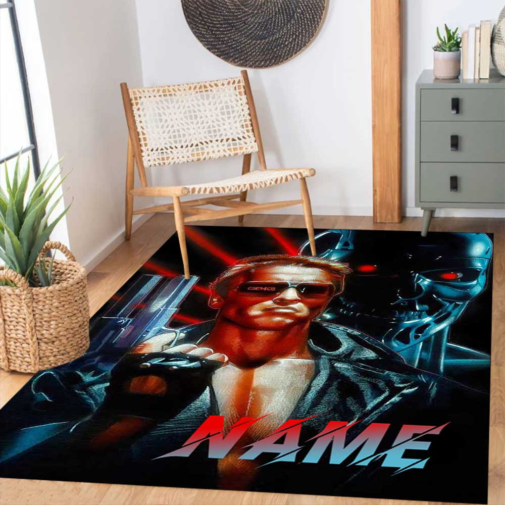 Warner (21) Customize your name rug, office chair cushion, home bedroom living room gift.
