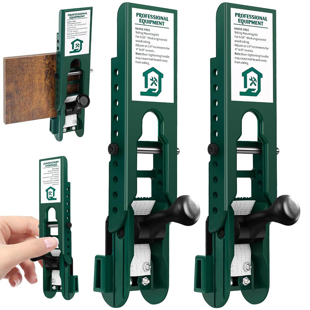 2Pcs Siding Installation Tools Siding Mounting Kit Polycarbonate Body Lap Siding Gauge Siding Installation Kit for Home Exterior