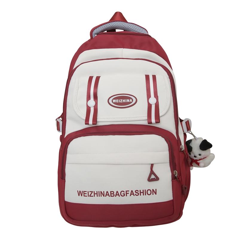 Студенческая школьная сумка, женский однотонный рюкзак для кампуса, рюкзак большой емкости