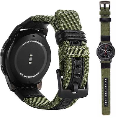 Ремешок для часов Samsung Galaxy Watch Band Gear S3 Frontier Классический нейлон 22 мм 20 мм WatchWoven Нейлоновый ремешок на запястье