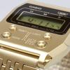 Casio Digital Watch, Vintage Series, Reproduction Design, A1100G-5, Unisex, Gold, Overseas Model [Parallel Import]