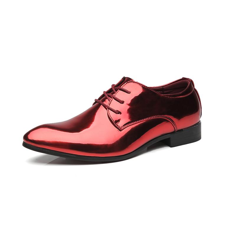 Модная обувь для вечеринок, офиса, в стиле business casual для мужчин, мужские туфли на шнуровке, мужская формальная кожаная обувь, новая обувь Оксфорды с заостренным носком для мужчин