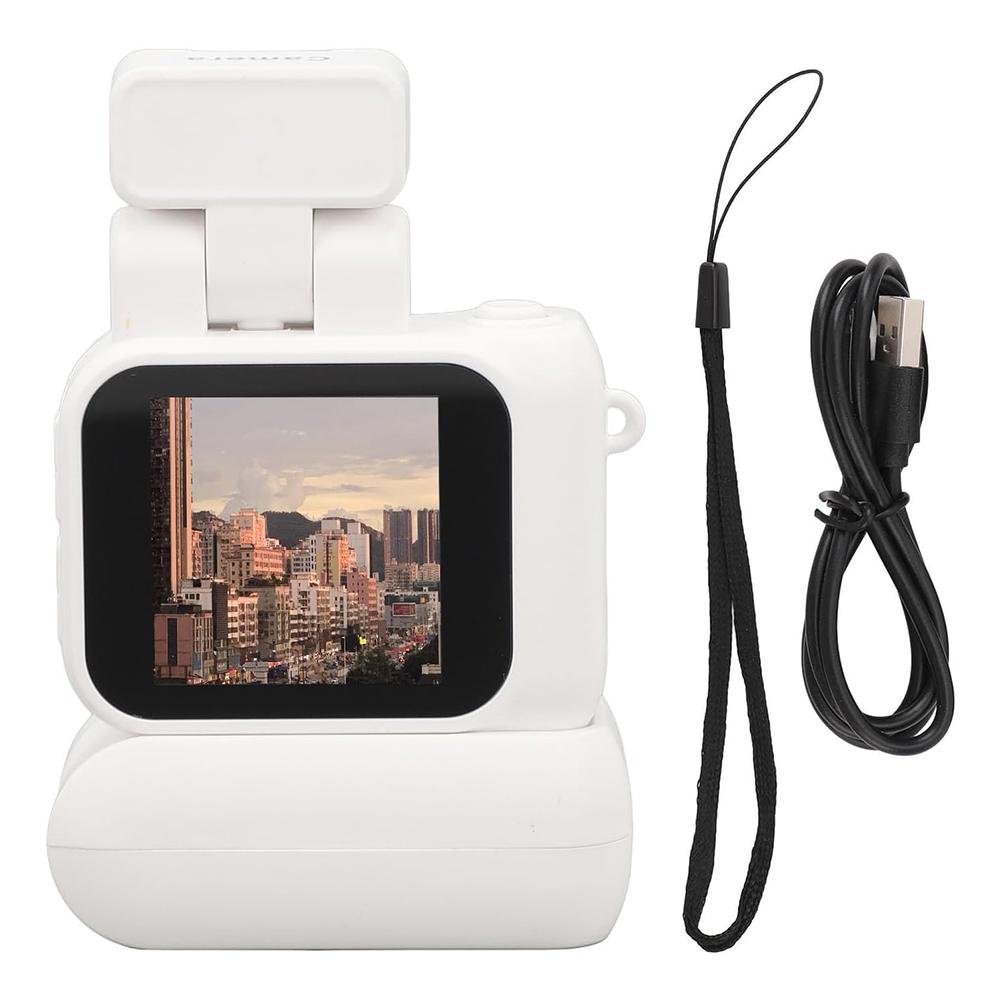 Мини-камера с экраном HD 1080p Портативный видеорегистратор со вспышкой и док-станцией для аккумулятора Цифровая камера Маленькая камера