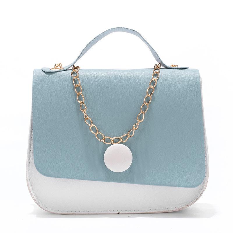 Женская маленькая квадратная сумка. Модный и простой рюкзак, сумочка, сумка на цепочке. Сумка на плечо.