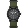 Мужские часы Timex Expedition Scout 40 с зеленым ремешком-продевка