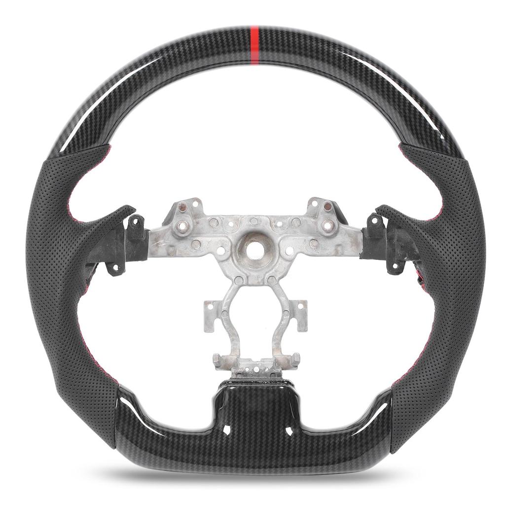 Hydro Dip Carbon Fiber Look Steering Wheel Stylish Ergonomic Steering Wheel Replacement for Infiniti G35 G37 G25 Q40