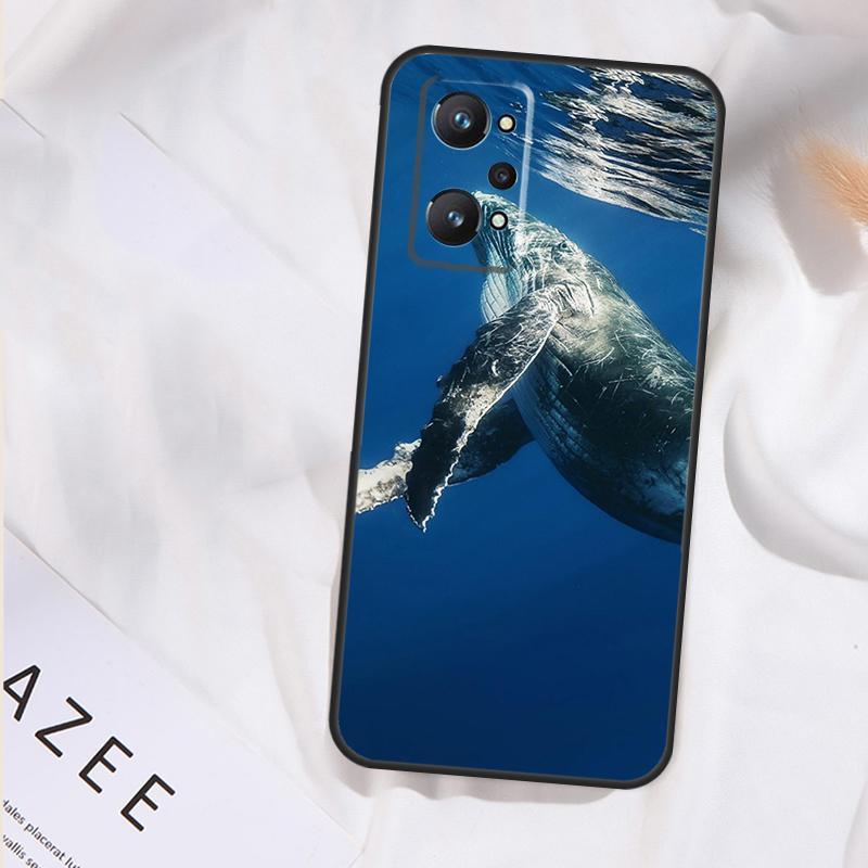 Blue Whale Case For Realme 14 13 12 11 15 Pro Plus GT6 GT7 Pro C55 C51 C35 C33 C61 C65 C67 C63 C71 C75