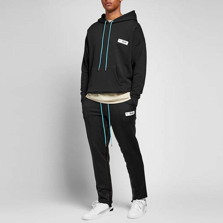 Puma Мужская толстовка с капюшоном X Rhude Knit Drawstring, черный 595346-01
