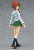 Figma Girls Panzer Nishizumiho Uniform окрашенная подвижная фигурка и вер.. Немасштабируемый АБС и ПВХ