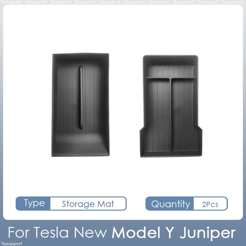 For Tesla Model Y Juniper 2025-2026 Accessories Center Console Storage Box Wireless Charging Pad Cup Holder Camera Privacy Cover