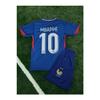 France Kylian Mbappe Navy Blue Kids Football Jersey And Shorts Set