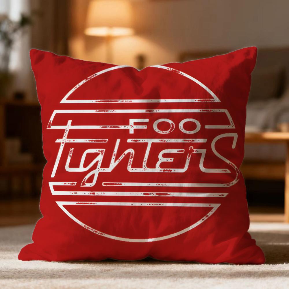 Горячая Наволочка Foo Fighters Мягкая Стирающаяся Подушка Многоцелевая для Дивана Кровати Путешествий Офиса