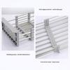 Stainless Steel Drain Rack Retractable Design Large Capacity Rust-Proof Corrosion Resistant Kitchen