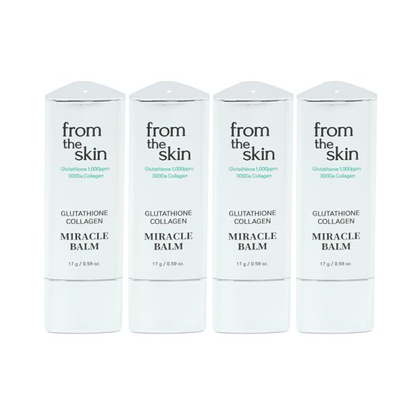 From the Skin Glutathione Collagen Miracle Balm 17g x 4