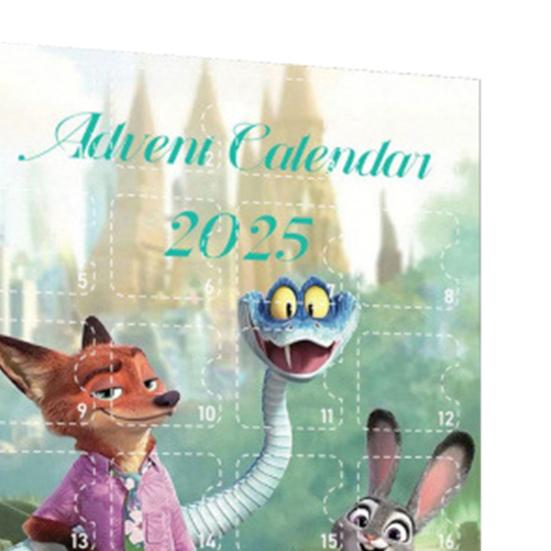 Адвент-календарь 24-дневный праздничный обратный отсчет с 24 акриловыми мультяшными фигурками животных, подарки на тему аниме для детей, взрослых, фанатов