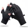 Winter velvet windproof and waterproof motorcycle/bicycle touch screen warm gloves