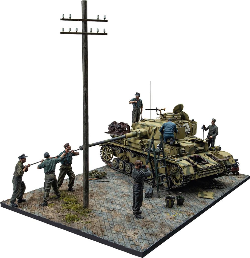 MiniArt Курск 1943 Панцер IV Полевой Ремонт Большой Набор Пластиковая Модель MA36062 1/35 (танк)