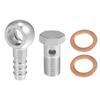ACROPIX Banjo Bolt Hose Barb Fittings Banjo Fittings Fuel Line with Screw Washers for