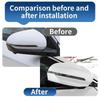 For BYD Yuan Plus Atto 3 -2025 ABS Car Rearview Mirror Anti-Collision Strip Guard Scratch Protector Cover Trim