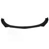 4PCs Front Bumper Chin Spoiler Glossy Black Style Universal Front Bumper Chin Spoiler Splitter