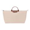 LONGCHAMP Canvas With Leather Trim Travel Bag Handbag Extra Large Men's Beige 1625089P71
