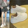 Autumn Little White Shoes Women's 2025 New Models, This Year's Popular Shoes Are Super Hot and Heightened, Thick-soled Versatile Sports and Leisure Bo