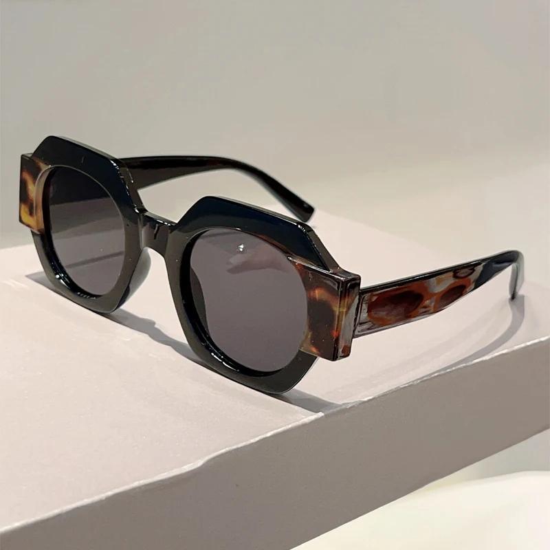 Солнцезащитные очки Polygon Rim для мужчин  Новинка Модные Градиентные Леденцовые Цвета Повседневные Солнцезащитные Очки для Женщин Трендовый Дизайн Бренда Оттенки